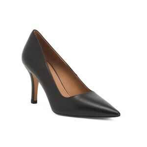 FLATTERED Black Made In Spain Leather Roberta Pumps
